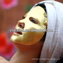 Mascarilla facial dorada 24K para reconstrucción facial